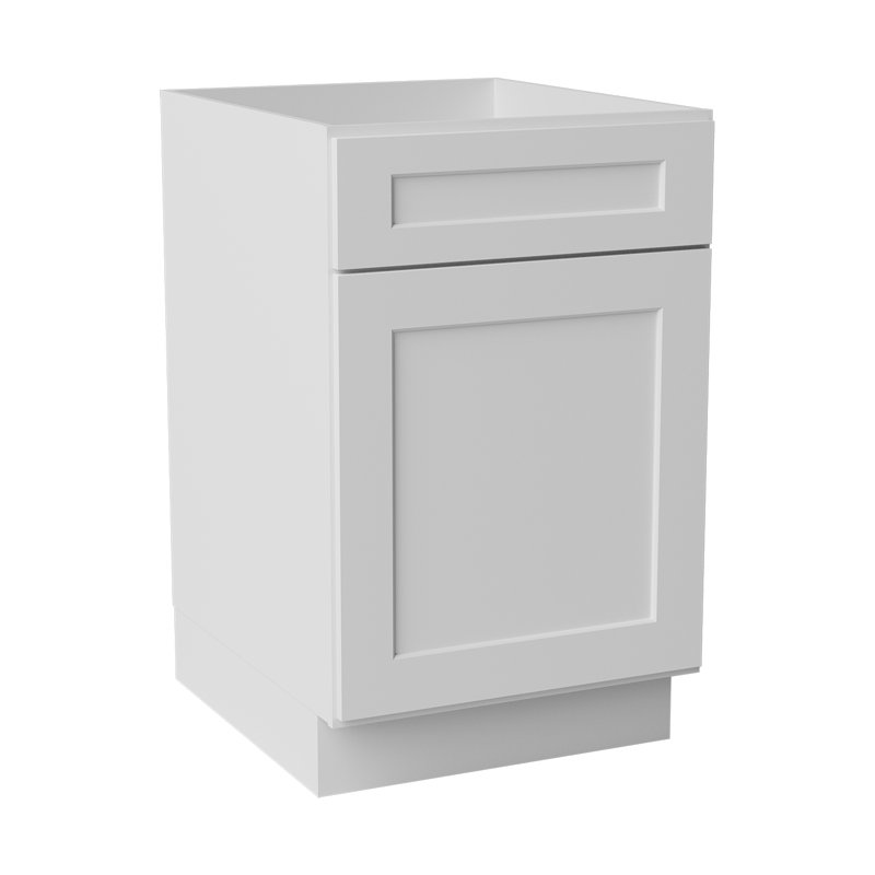 Armoire de cuisine en bois massif prêt à assembler Sinber, Blanc, 21"