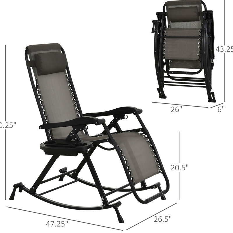 Fauteuil inclinable d'extérieur Gravity