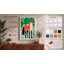 Winter Fox In Green Botanical - Print-136809483-136809487