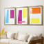 Modulation I  -Custom Framed  Premium Print W Matt - 3 Pieces-619690564-619690563