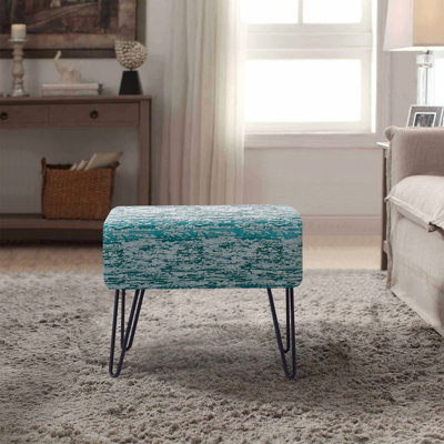 48.3cm Wide Rectangle Solid Colour Standard Ottoman