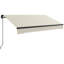 Auvent de patio rétractable en polyester l 98,5 po x P 59 po Outsunny-113493450-98262357-112964796