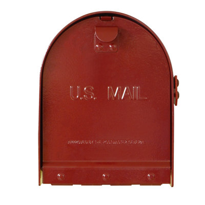 Rigby Aluminum Post Mounted Mailbox