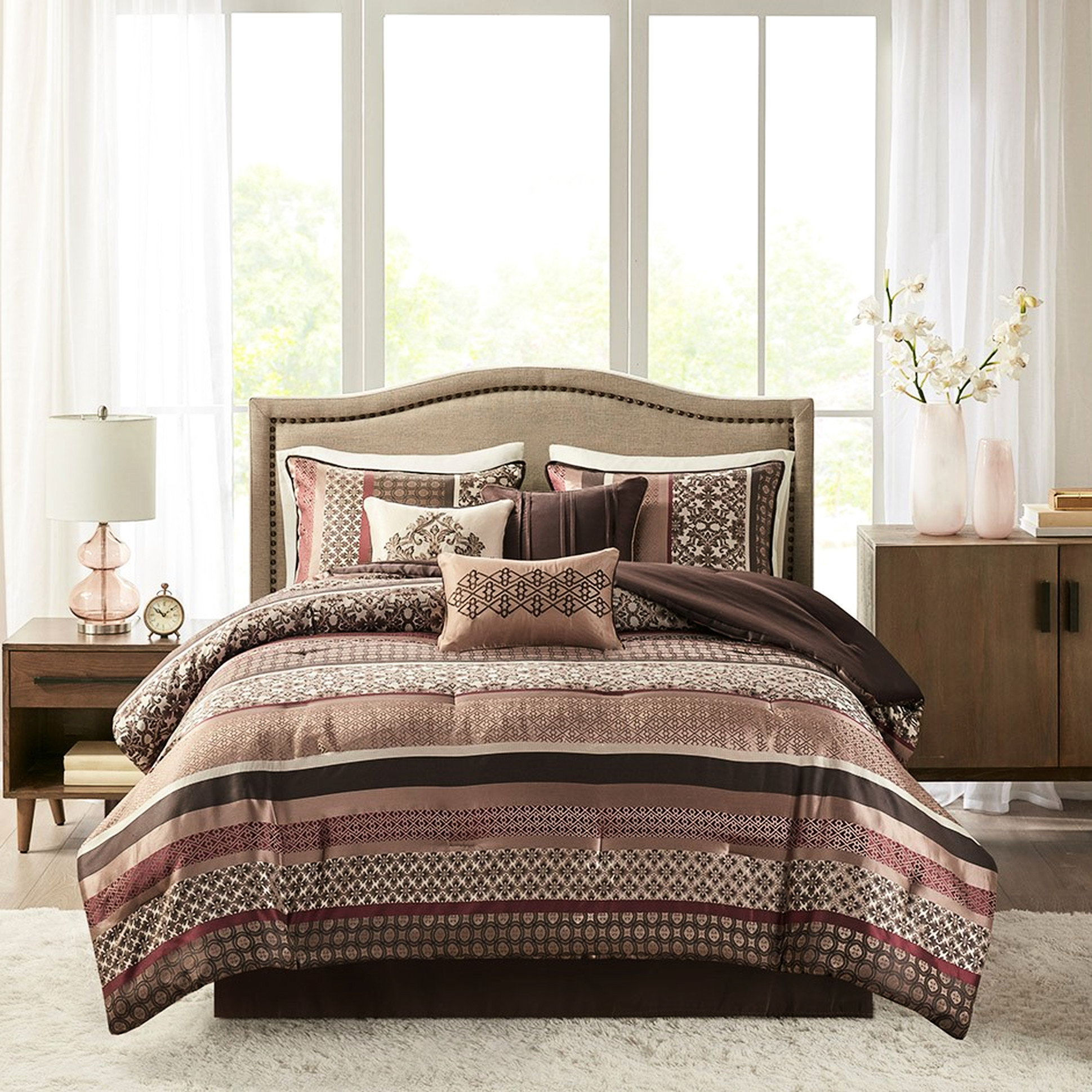 Amazing Red King Size Comforter Pictures