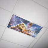 Astronomy Fluorescent Light Covers for Ceiling Lights - For 2x4 Light Fixture - by Octo Lights