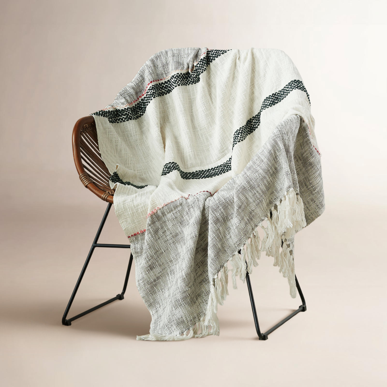 Clemons Throw, Boulder/Black/Azalea