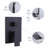 6.89" Wall Mount Tub Faucet with Waterfall Tub Spout, Wall Mounted Bathtub Faucet with Handheld Shower-64737188