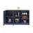 Juniper Kitchen Island With Large Dining Countertop, Double Door Cabinet With Interior Storage Shelves And, Two  Open Shelves