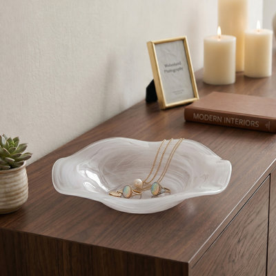 Bol en verre Wavy Edge