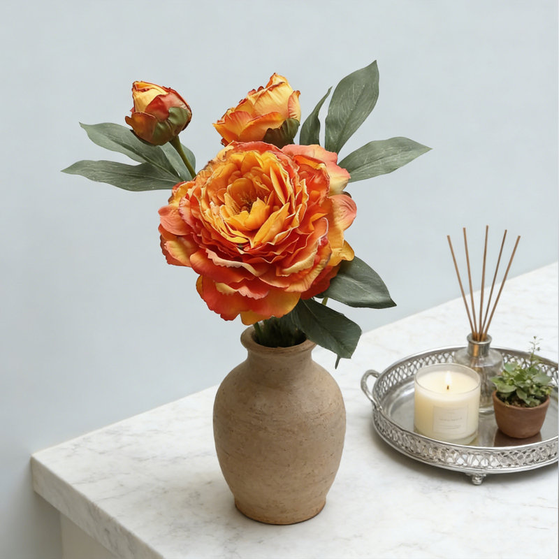 Simulation de fleur de pivoine 1Pc, fleur de soie artificielle réaliste, décoration de centre de table de mariage, décoration de la maison, arrangement de bouquet de mariée