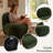 Upholstered Armless Swivel Accent Chair-1297992647
