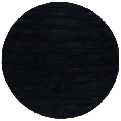 Fairborn Black Hand-Tufted Wool Rug