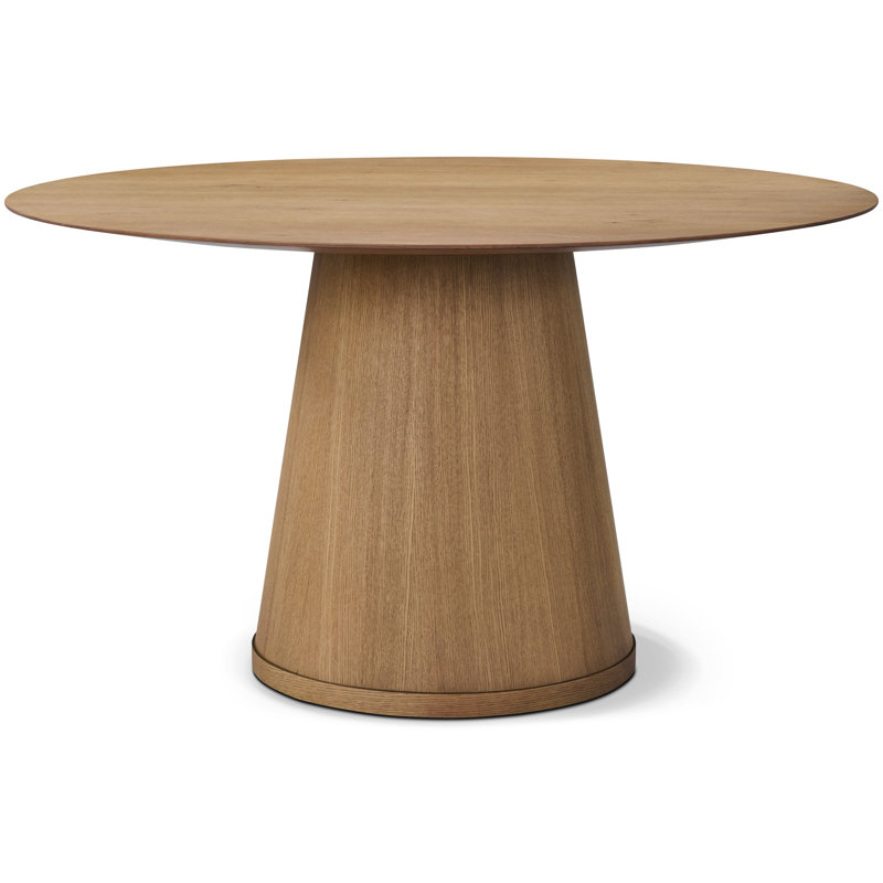 Madrid/WRC Dining Table, Natural, 30" H x 53.15" L x 53.15" W