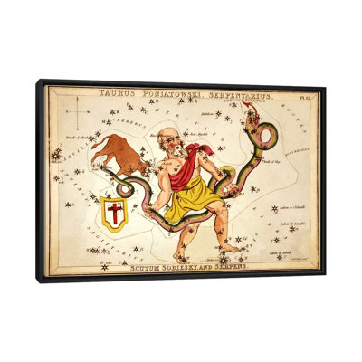 'Ophiuchus, 1825' by Sidney Hall Graphic Art on Canvas