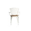 Ensemble bistro de patio en aluminium coulé 3 pièces - Table et chaises avec coussin blanc pour le confort en plein air