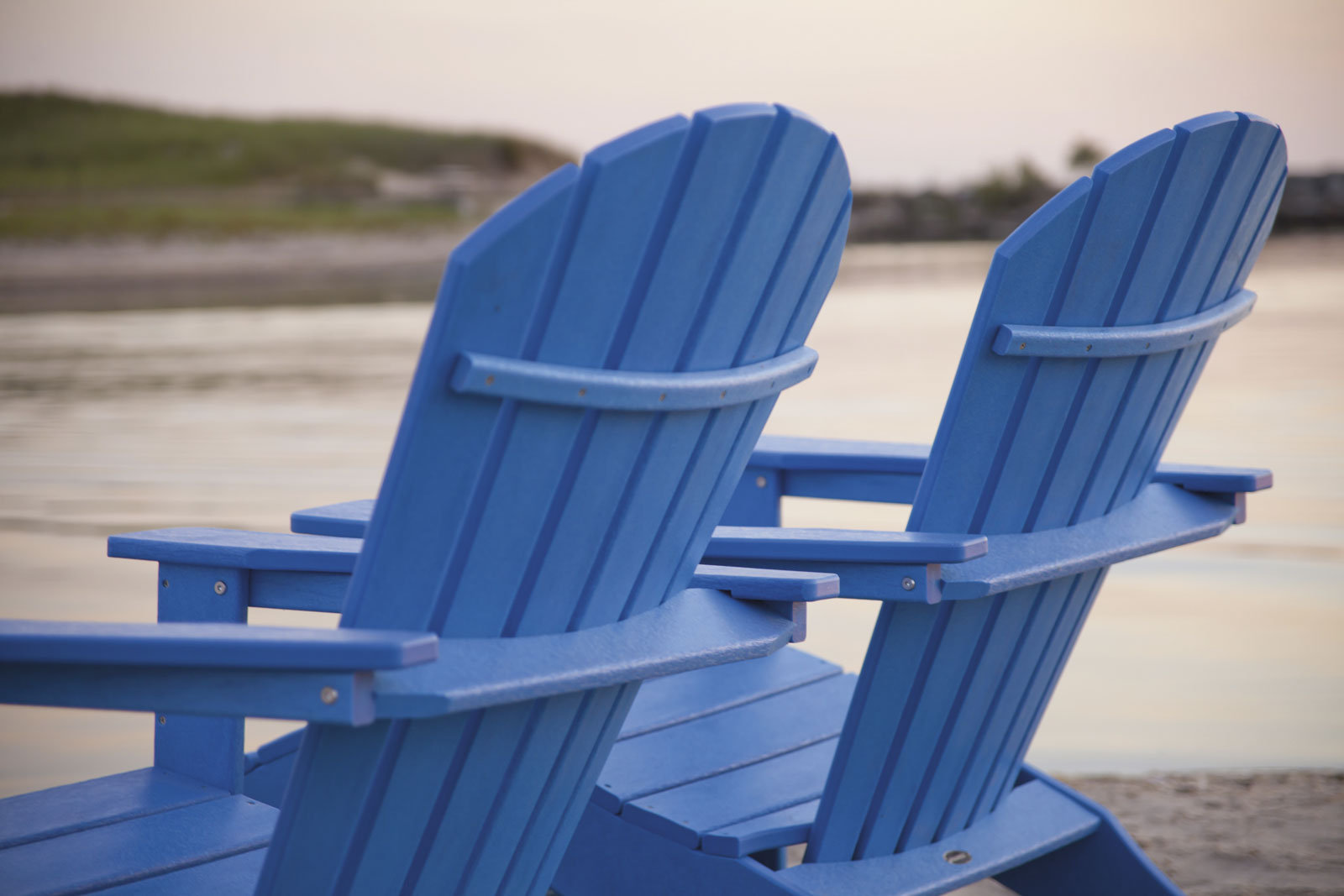 POLYWOOD® South Beach Adirondack Chair, Pacific Blue
