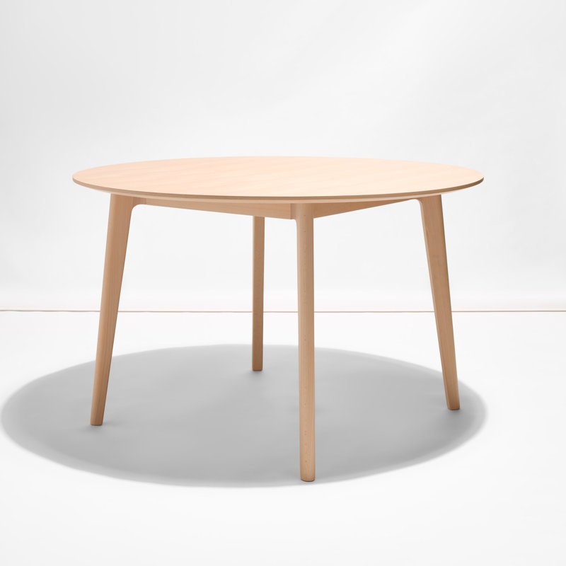 Oscar Beech Round Solid Wood Dining Table