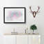 Pink and Duck Egg Blue Lobster Art - Picture Frame Painting Print-55732039-55732041