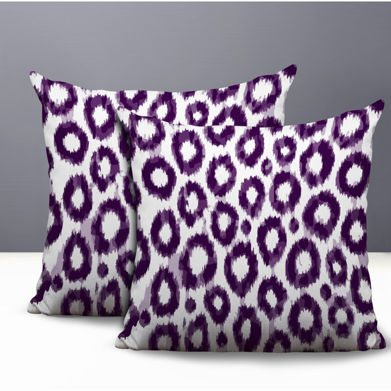 Oreiller réversible intérieur / extérieur Maya, 20x20, Purple