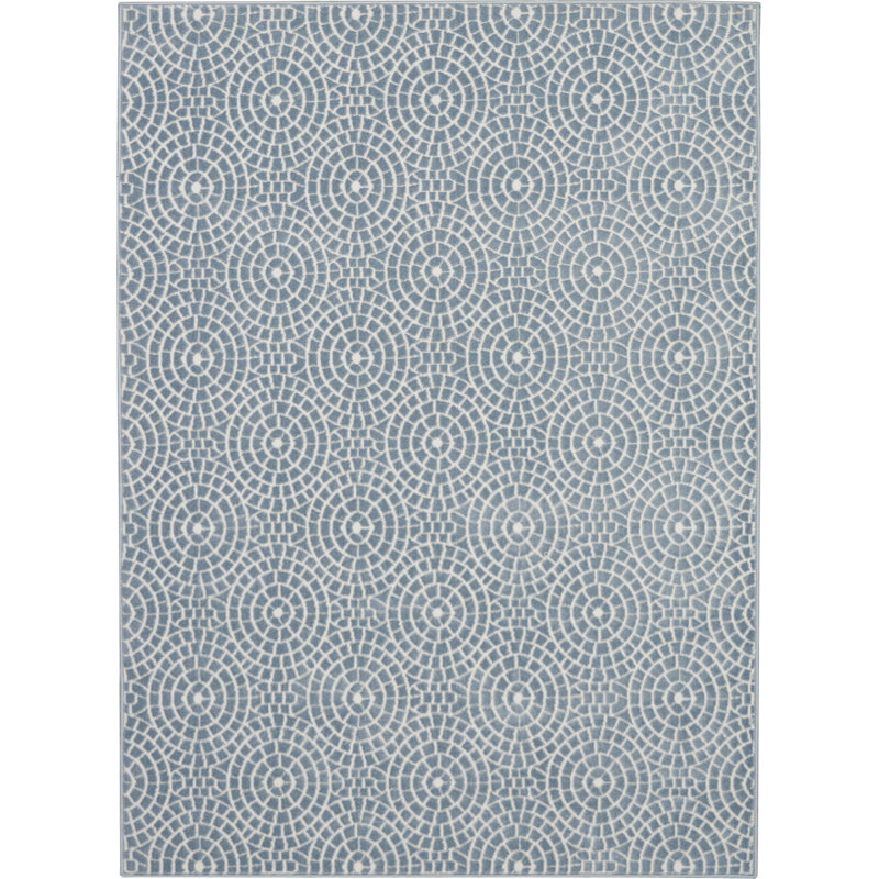 Geometric Indoor Rug, Rectangle 4' x 6'