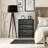Sorbus 3 Drawers Nightstand with Steel Frame, Wood Top & Fabric Bins in Rustic-387410764