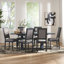 Ensemble de salle à manger en bois Clithall-70601871-70601875