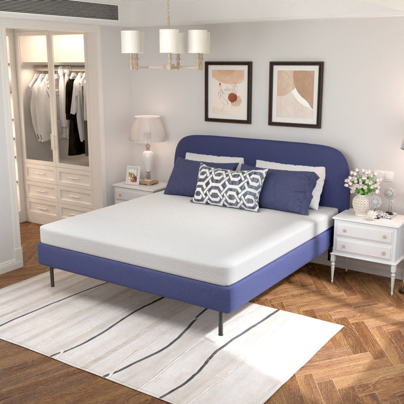 Matelas en mousse à mémoire de forme moyenne Alwyn Home Metompkin, Très grand, 6"