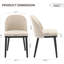 Ensemble de 4/6 chaises de salle à manger rembourrées modernes avec pieds en bois, chaises d'appoint en tissu à dossier incurvé pour restaurant, café-1538046062-1538046051