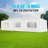 10x20 Ft Party Tent with 8 Removable Sidewalls, Waterproof Outdoor Wedding & Event Canopy Heavy Duty Outside Gazebo