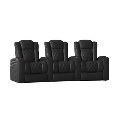 Sièges de cinéma maison de rangée continentale (rangée de 3)