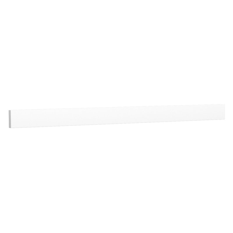 Replacement 48 Inch Backsplash in Cultured Marble, White Cultured Marble
