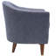 Fauteuil demi-tonneau en polyester capitonné de 30 po Navin-721501181