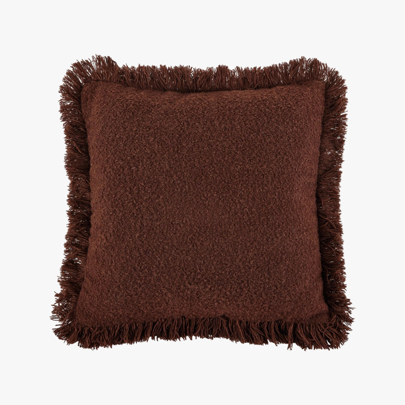 Anaya Pillow Cover & Insert, Brown