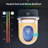 YULIKA 1.28 GPF Smart Bidet Toilet with Heated Seat, Warm Air Dryer & Automatic Flush