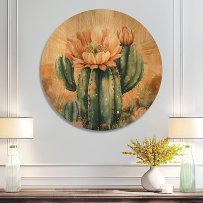 Cactus fleuri ensoleillé II - Boho