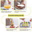 Ensemble de 15 ustensiles de cuisine en silicone, blanc.