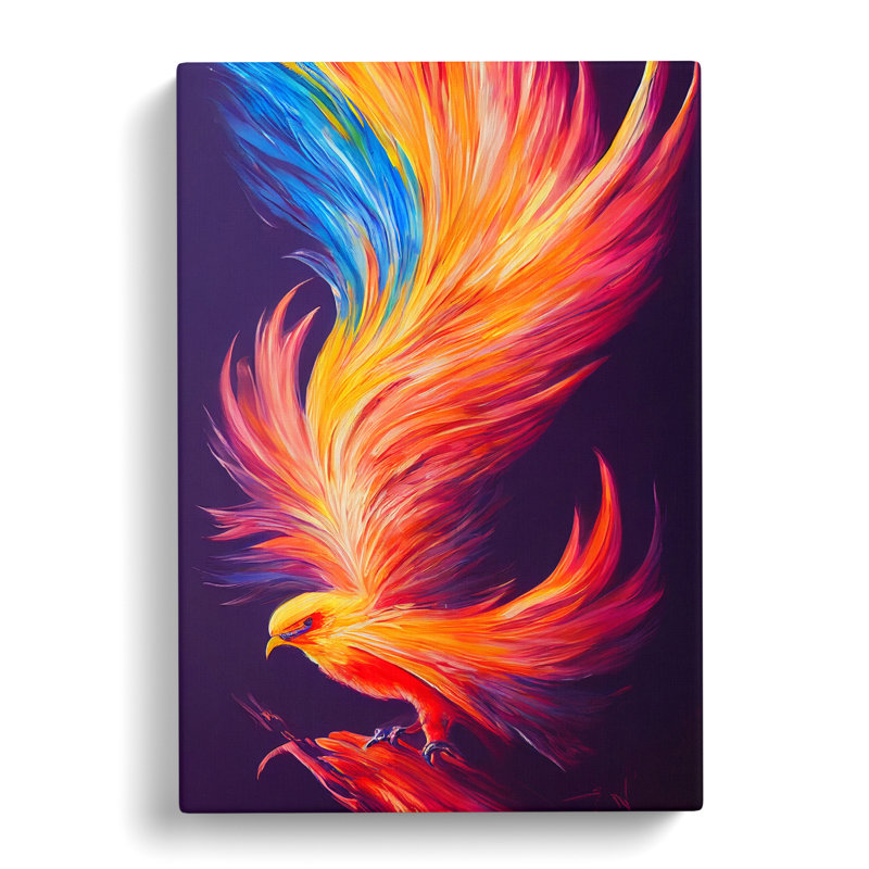 Cerqueira Phoenix Bird Vol.1 - Wrapped Canvas, 60cm H x 40cm W x 3cm D