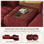 Canapé modulaire chenille modulaire avec siège de chargement USB personnalisable pour salon-130670023