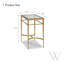 Madeleine Glass End Table-17789024
