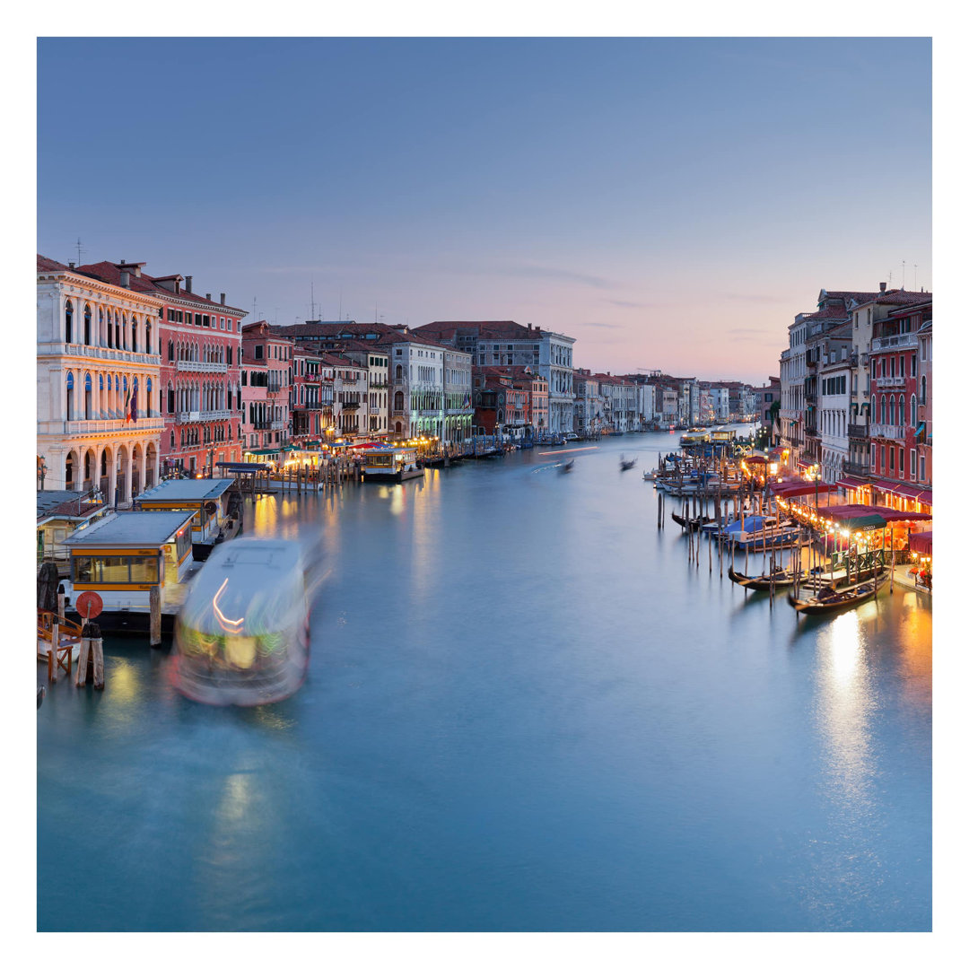 Evening on the Grand Canal in Venice 2.88m x 2.88m Textured Matt Peel & Stick Wall Mural
