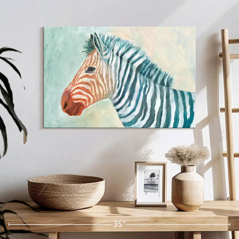 Zebra's Secret, 16" H x 24" W
