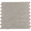Hudson Penny Round Aquamarine 11-7/8" x 12-5/8" Porcelain Mosaic Tile
