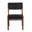 Chaise d'appoint empilable en bois massif Anotidaishe