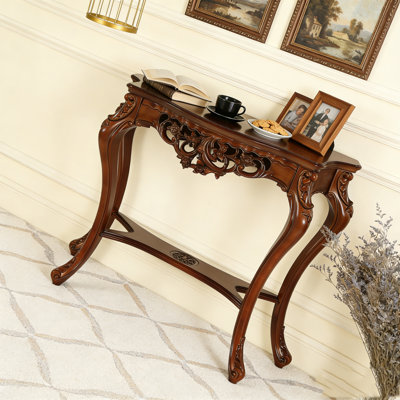 Elegant Two-Tier Entryway Hallway Table