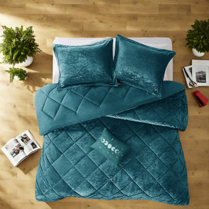 Ensembles de literie en velours de luxe, grand confort moderne en polyester pour grand lit