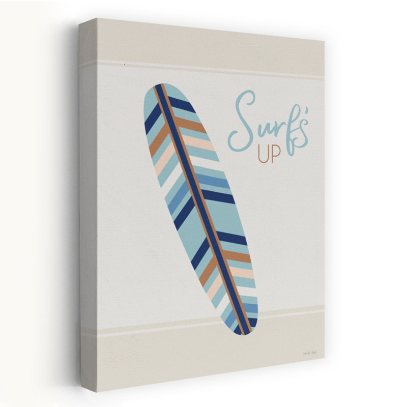 Surf's Up Coastal Art, H 24 po x l 16 po