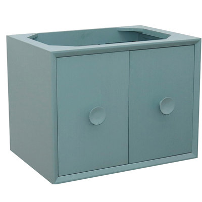 Crumley 30" Wall Mounted Single Bathroom Vanity - Cabinet Only