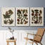 Feuilles d'automne IV - ensemble de 3 reproductions d'art sur toile-859521652-859521545
