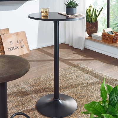 Max Round Metal Base Dining Table