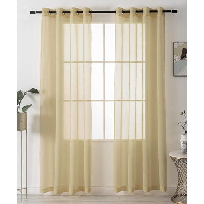 Alohna Sheer Curtain Pair